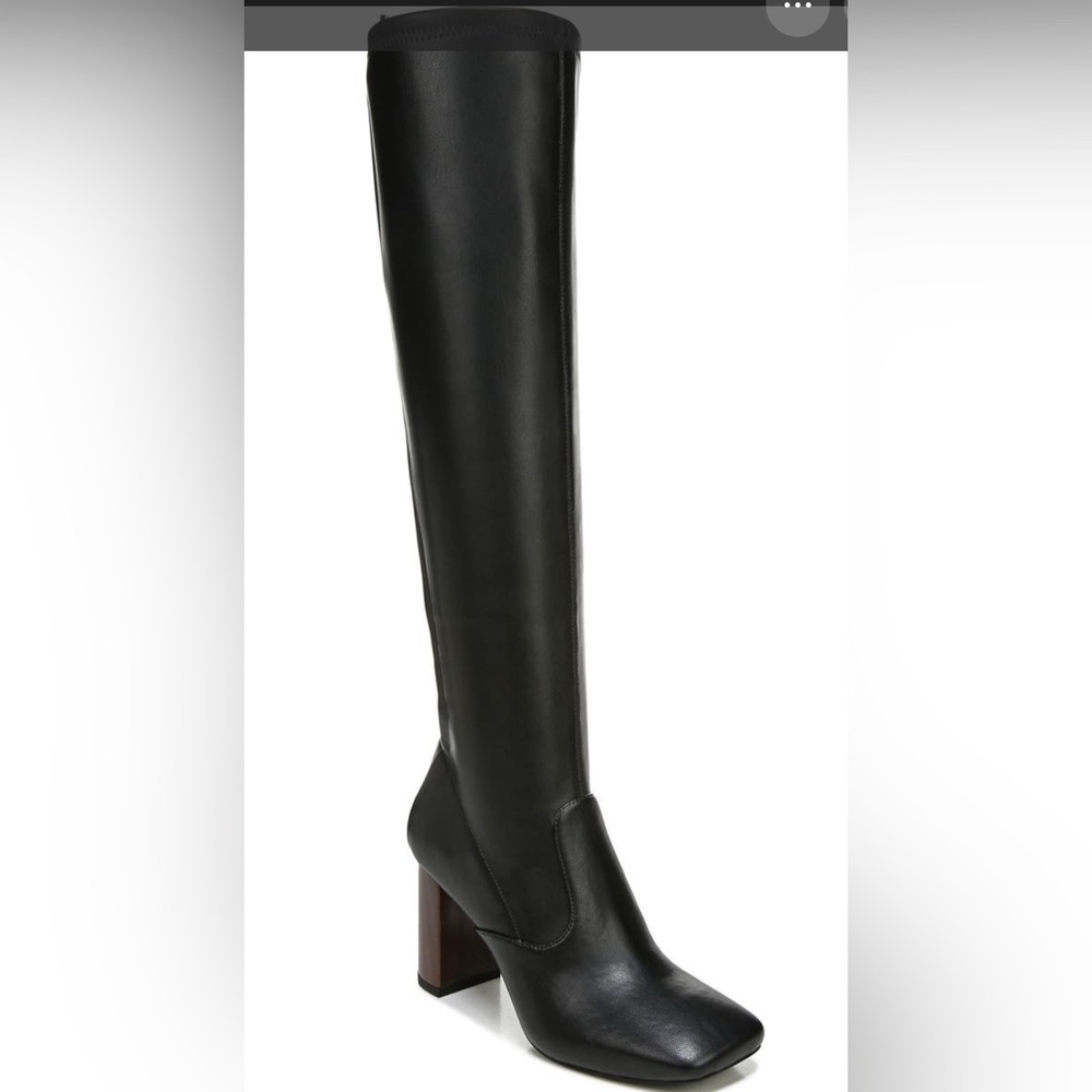 Franco Sarto Borne High Black Heeled Boots